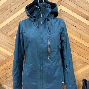 Roxy- insulated women's ski jacket- MSRP $299: Dark Teal -women-MD