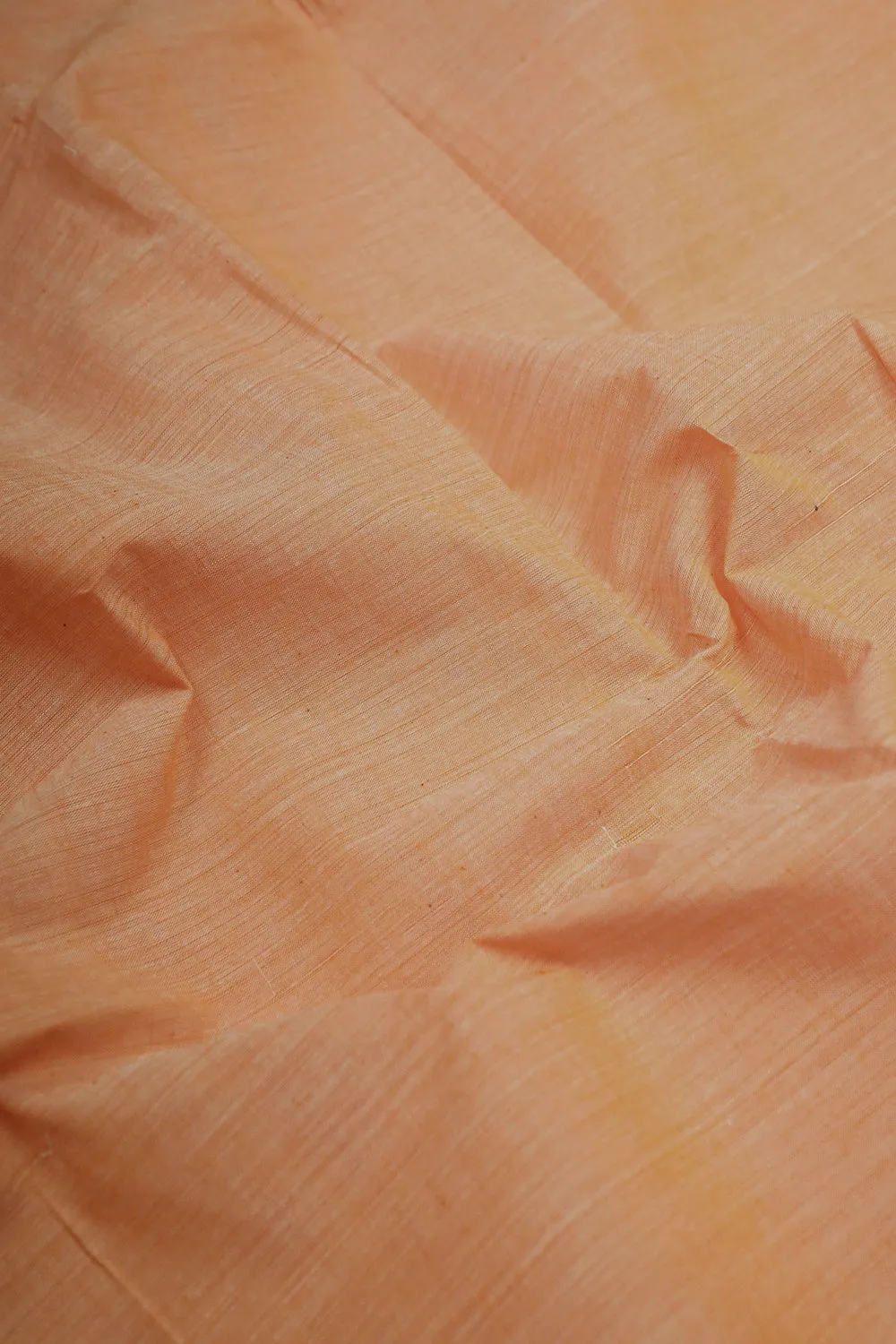 Shade of Orange Mangalagiri Cotton Fabric