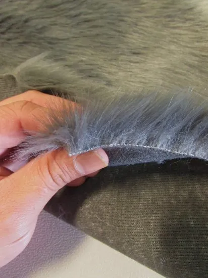 Short Shag Faux Fur Fabric / Charcoal / EcoShag 15 Yard Bolt