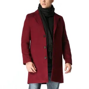 Single Breasted Mid-long Trench Coat