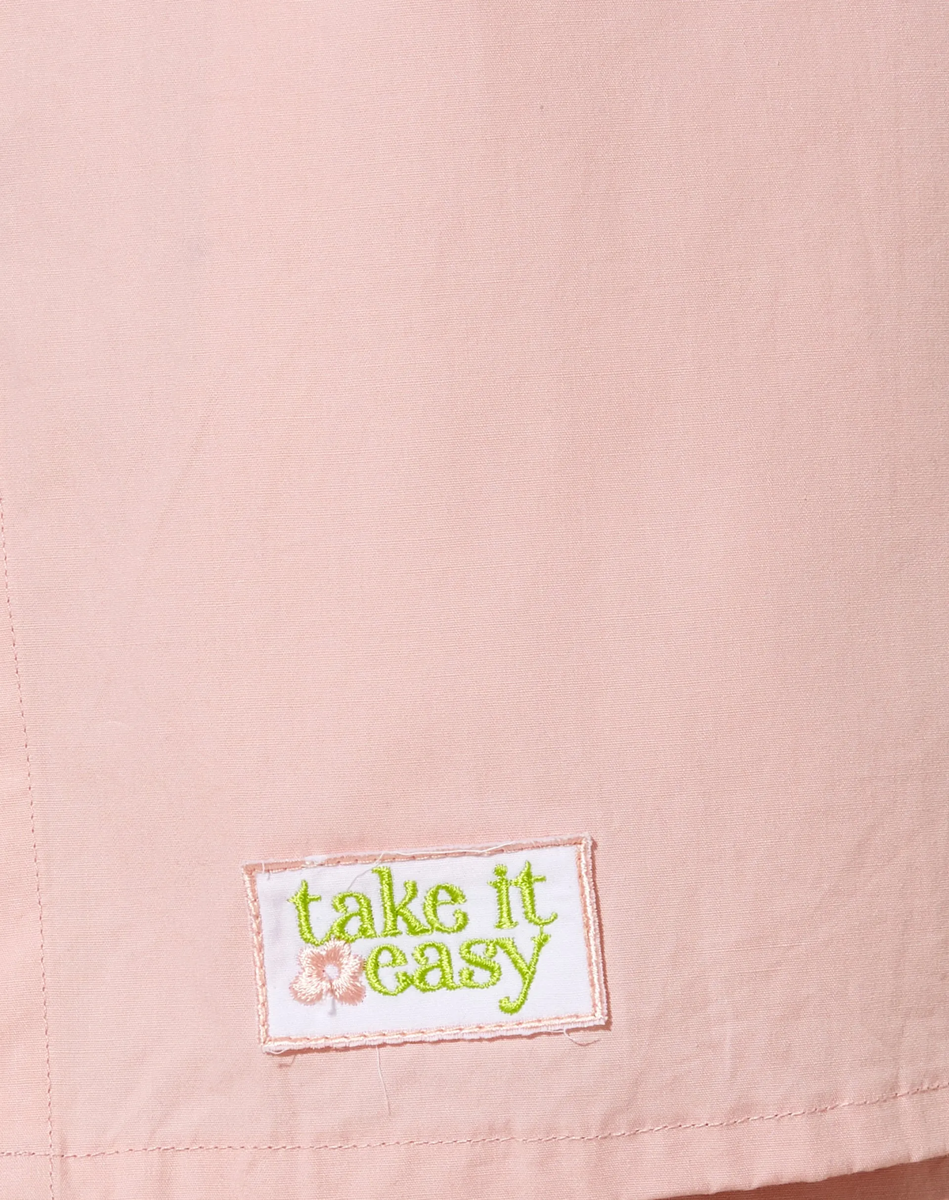 Smita Shirt in Poplin Pink Lady Take It Easy