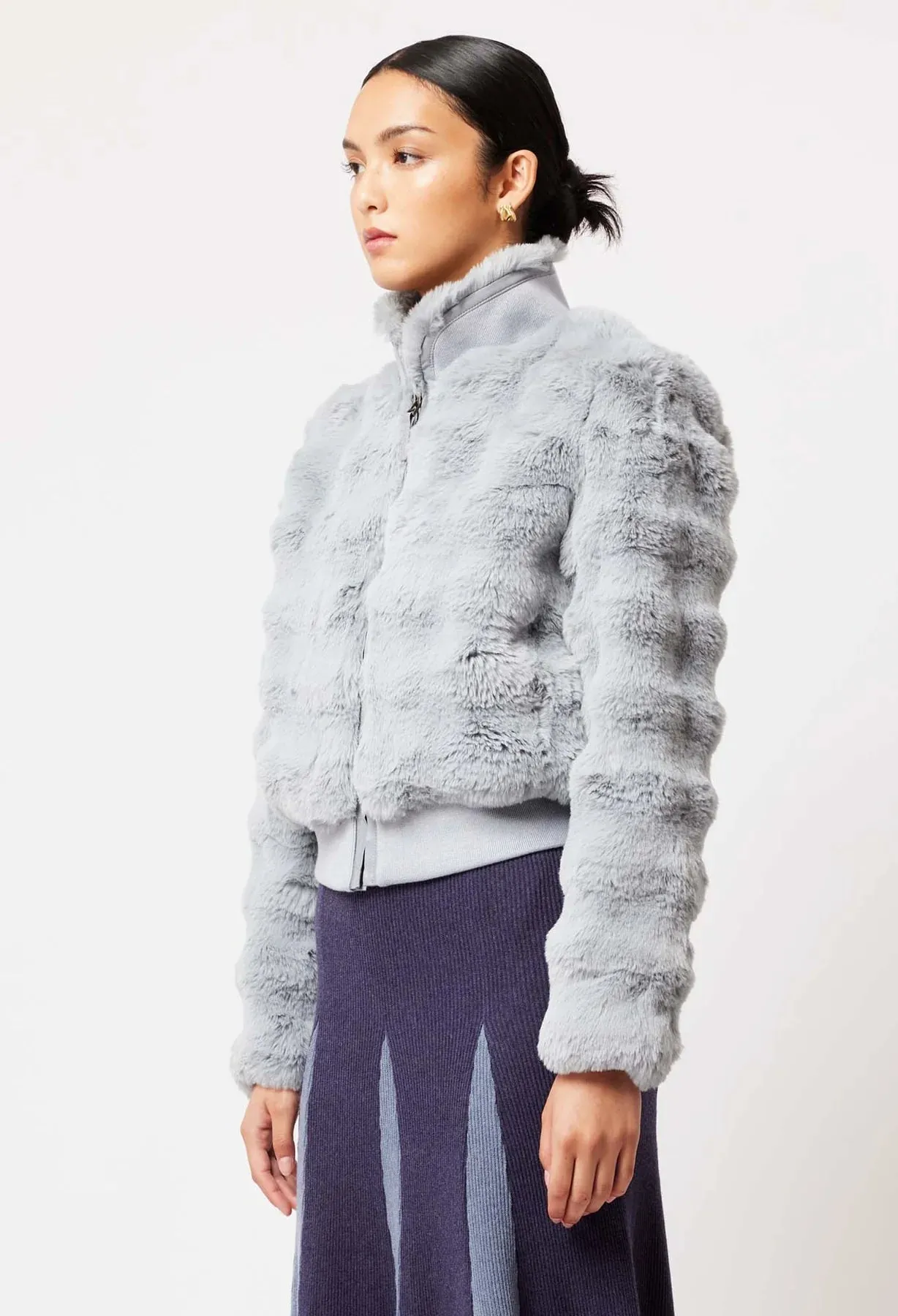 Stella Faux Fur Bomber Jacket