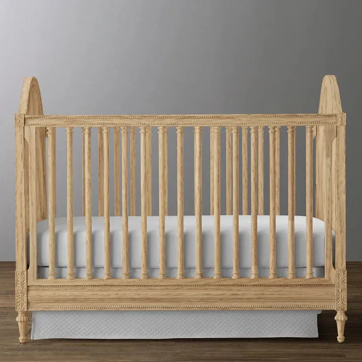 The Baby Atelier 100% Organic 18th Century French Crib Natural