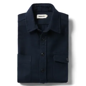 The Crater Shirt in Navy Twill