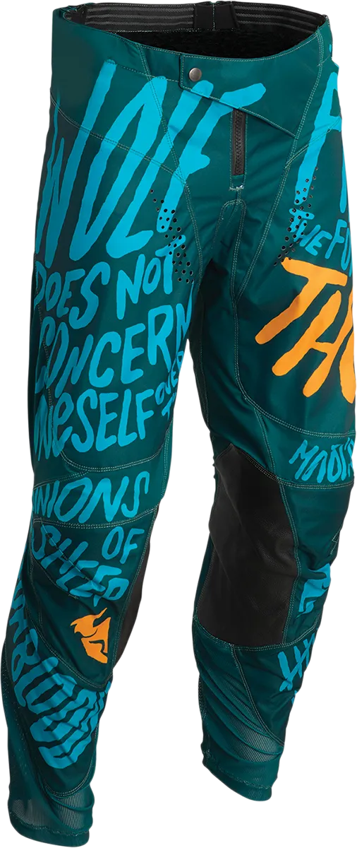 THOR Youth Pulse Counting Sheep Pants - Teal/Tangerine - 28 2903-2084