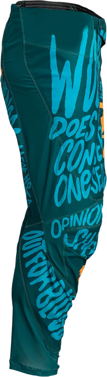 THOR Youth Pulse Counting Sheep Pants - Teal/Tangerine - 28 2903-2084