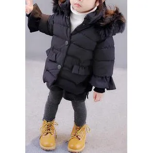 Toddler Girl Stylish Puffy Style Jacket - TGJC41609