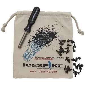 Unisex Ice Spikes 3/8 Inch Deluxe Package