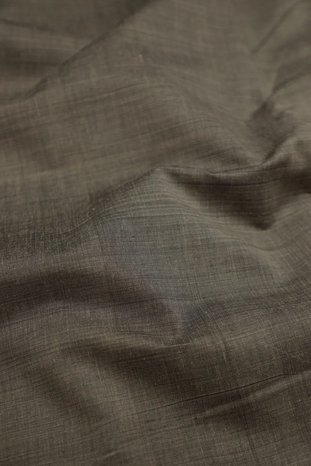 Yellowish Grey Mangalagiri Cotton Fabric - 1.8m